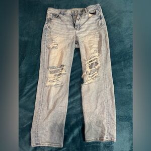 Distressed Mom Jeans